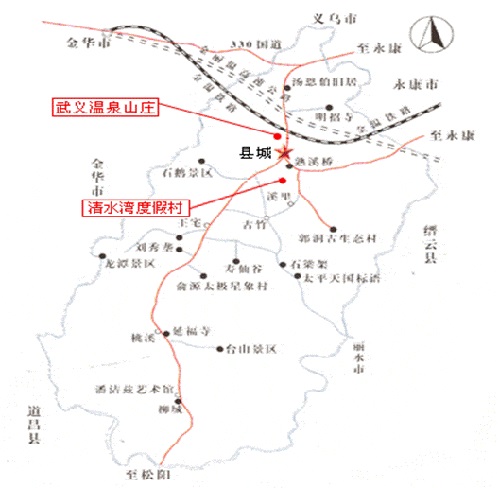 新宅附近景点武义清水湾沁温泉