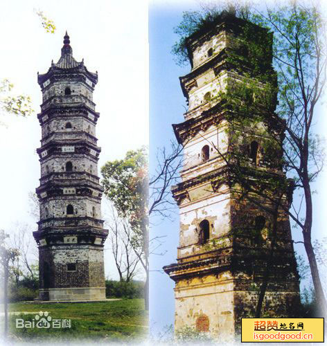 木塔附近景点东流双塔
