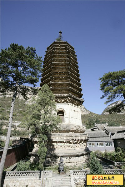 柳科附近景点觉山寺砖塔